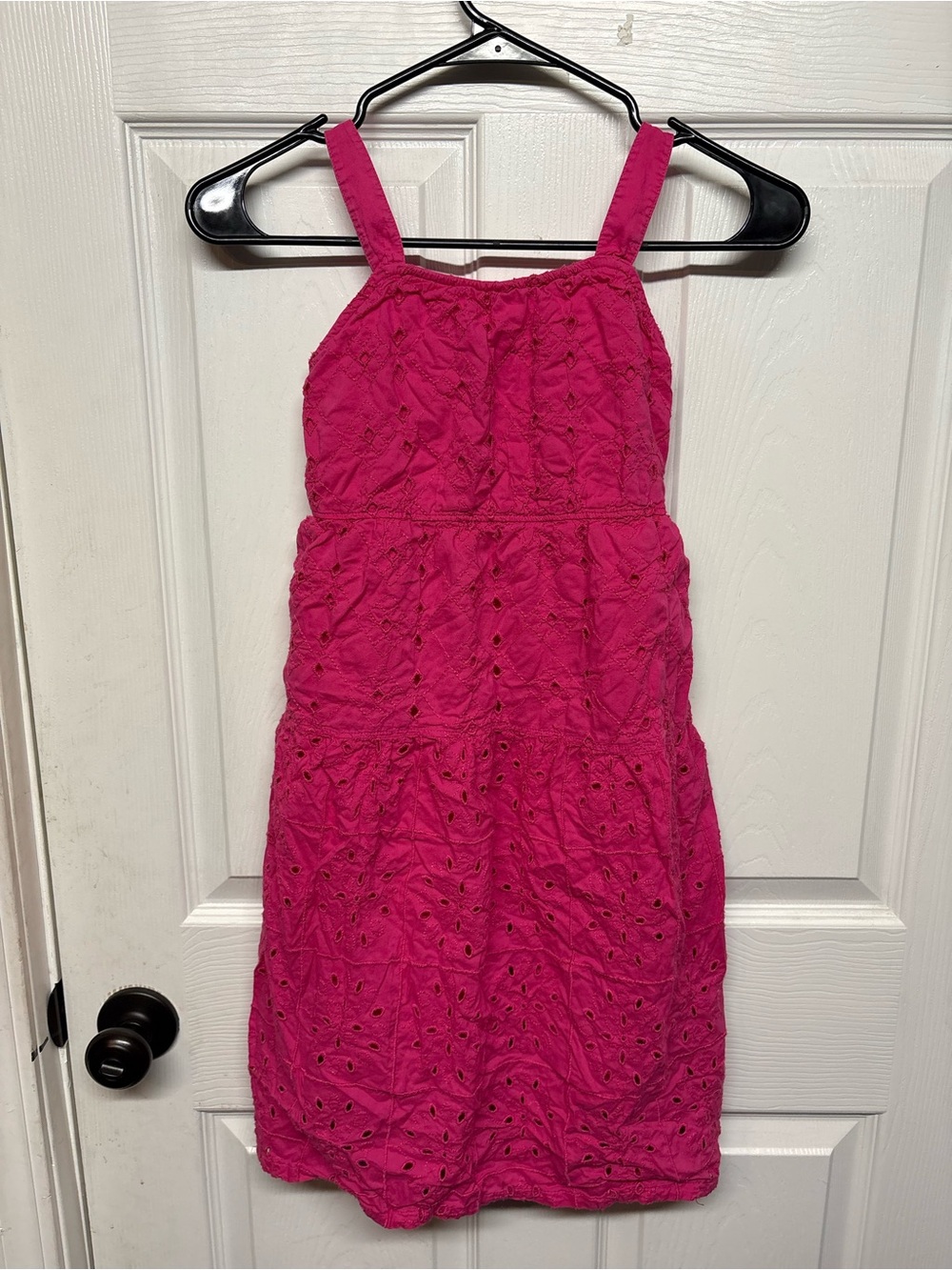 abercrombie kids Hot Pink Eyelet Sundress